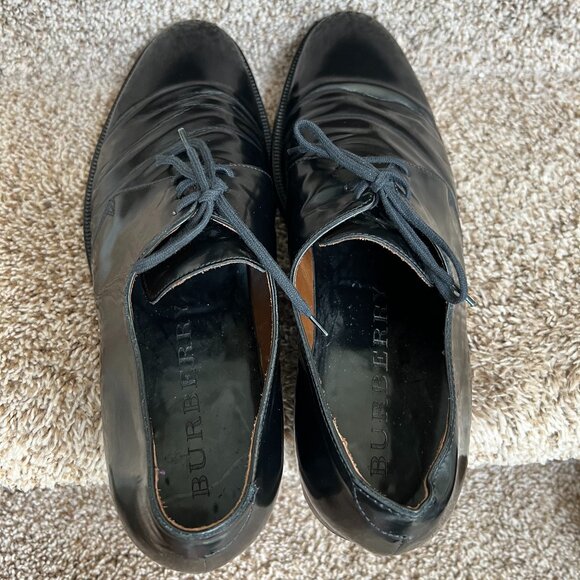Burberry Men\'s Black Leather Lace Up Shoes main image 13